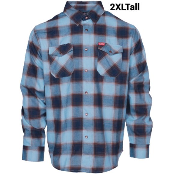DIXXON Flannel RIVETED Limited Edition Flannel Shirt Men's 2XL Tall